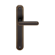 Chic Mortise Handle On Plate- Chrome Sa